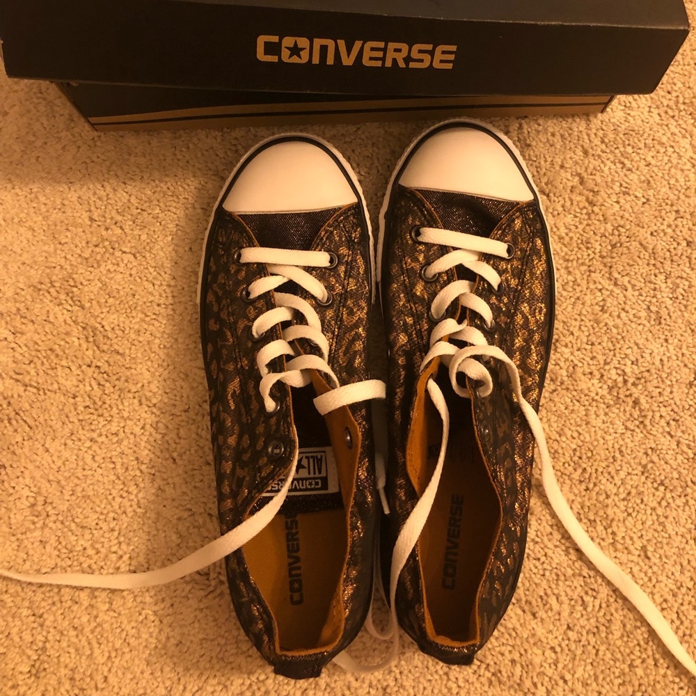 Cheetah Print Converse